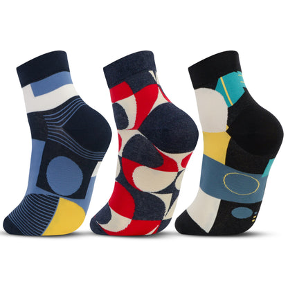 Men Graphic Pop Designer Ankle Socks