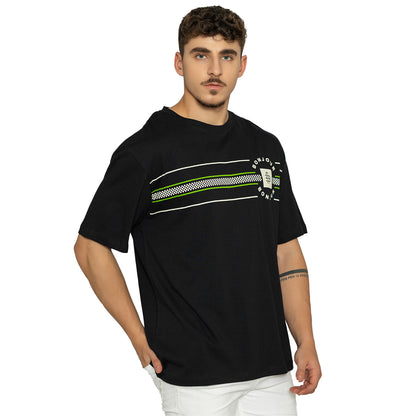 Men’ Printed Round‑Neck T‑Shirt