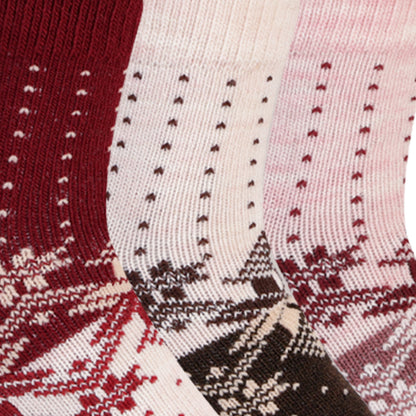 Women's Fine Woolen Thumb Ankle Socks (Pack of 3)