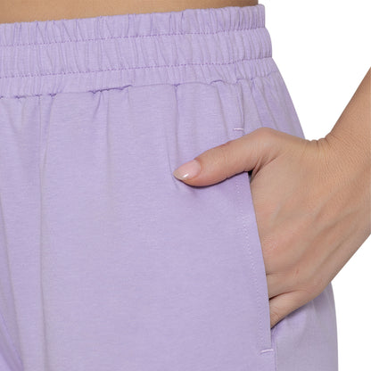 Women Flared Pants - Pastel Lilac
