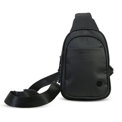 Unisex Cross Body Sling Bag - Black