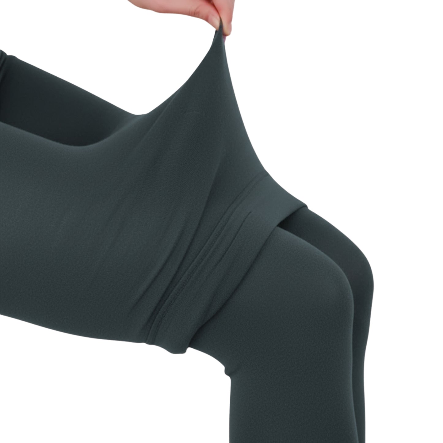 Warm Velvet Tights for Girls (Dark Grey)