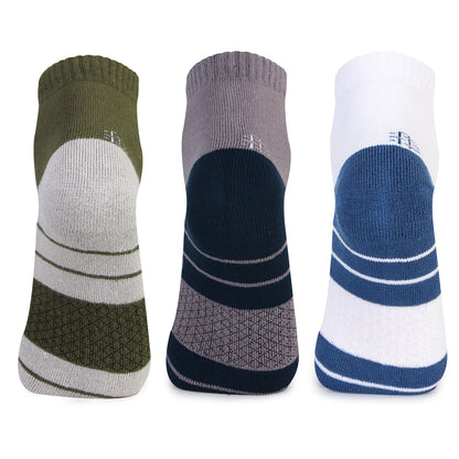 Sustainable Bamboo Ankle Socks - Assorted Back View