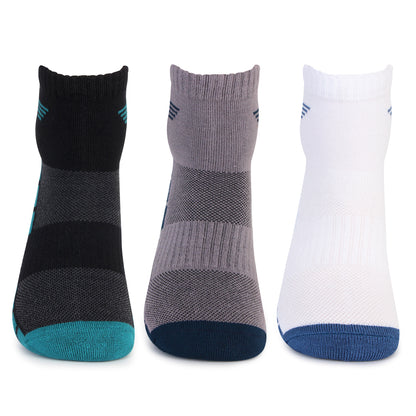 Ultra-Soft Bamboo Ankle Socks - Assorted Top View