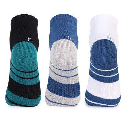 Premium Bamboo Ankle Socks - Assorted Back View