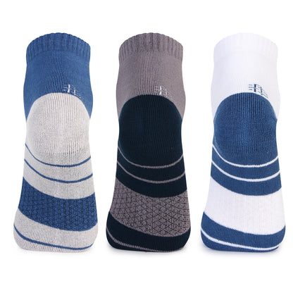 Organic Bamboo Ankle Socks - Assorted Back View