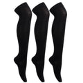 Black Formal Stockings  For School Girls - Pack of 3