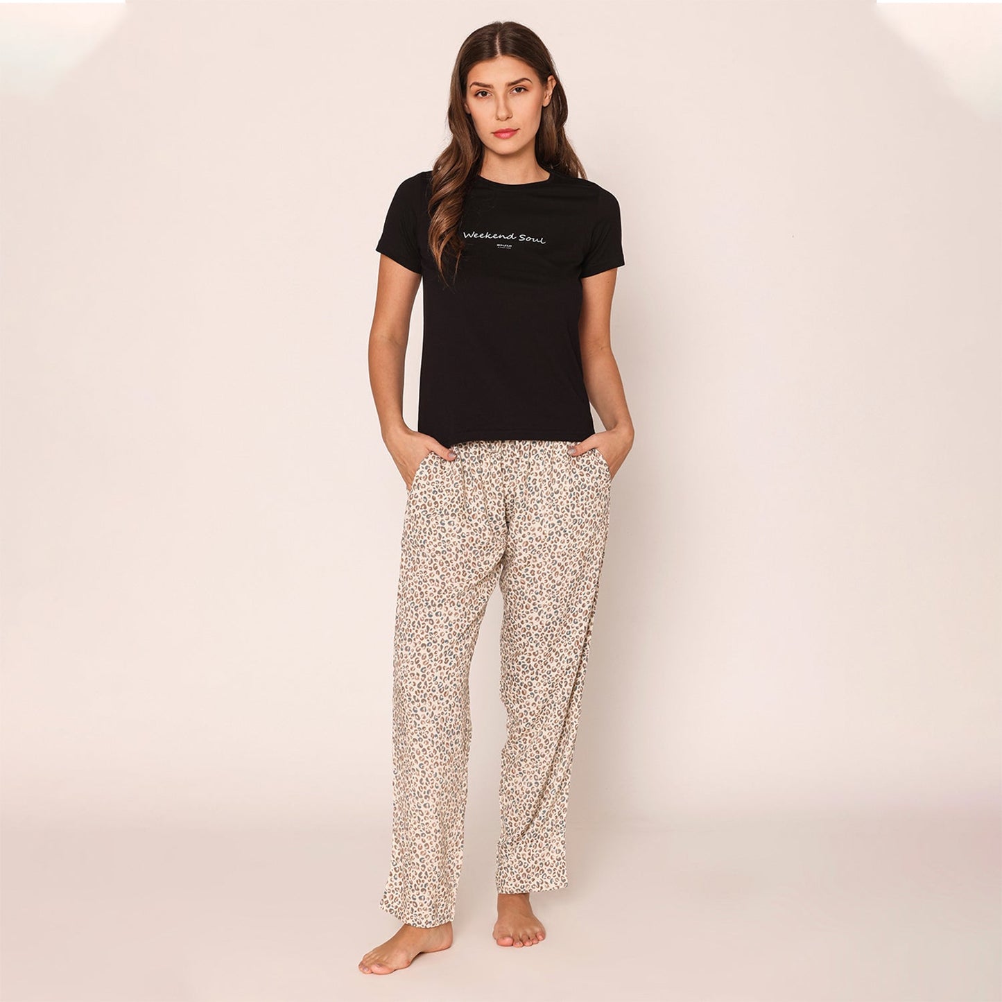 Women Printed Lower With Drawstring