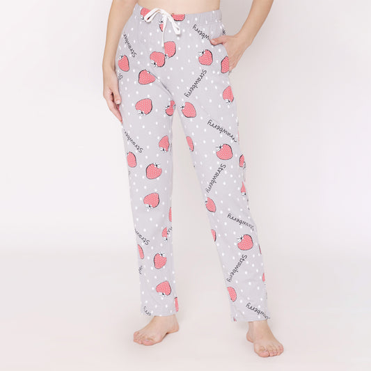 Women's Knitted Funky Prints Pajamas 