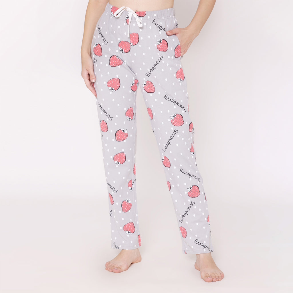 Women's Knitted Funky Prints Pajamas 