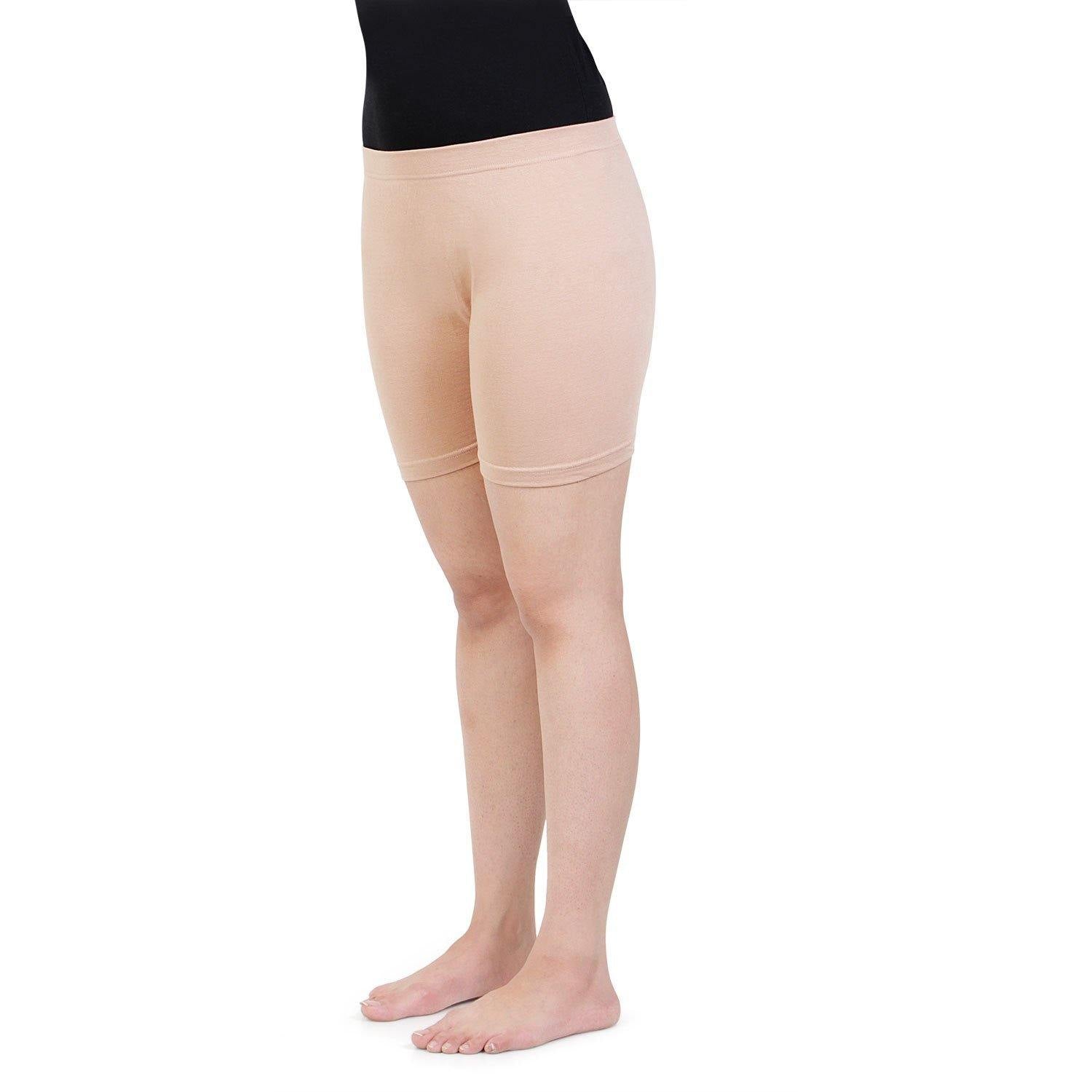 Women Plain Seamless Under Skirts -  Skin - Bonjour Group