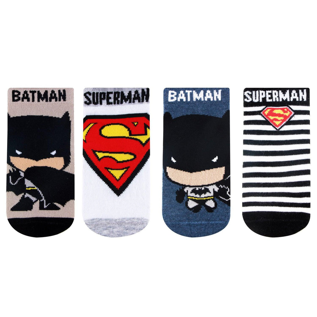 Chibi Batman & Superman Baby Socks 