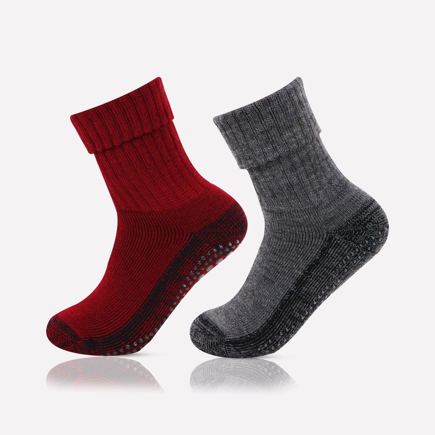 Women's Woolen  Anti-Skid (Gripper) Indoor Socks