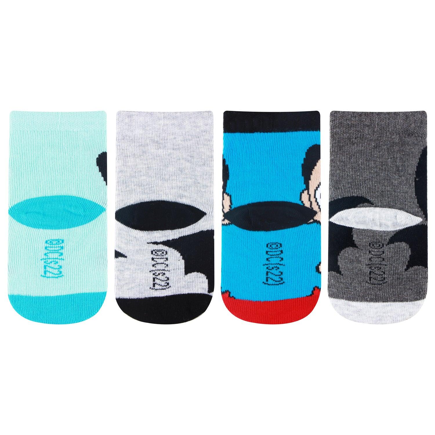 Chibi Batman & Superman Baby Cotton Socks