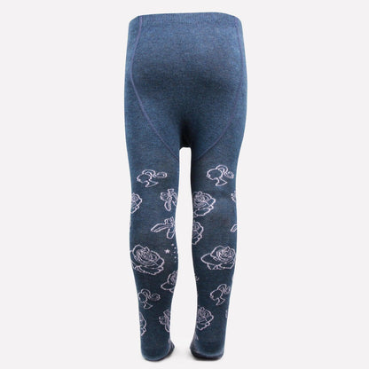 Barbie Tights For Baby Girls - Light Navy