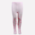 Barbie Printed Knitted Tights For Baby Girls - Baby Pink