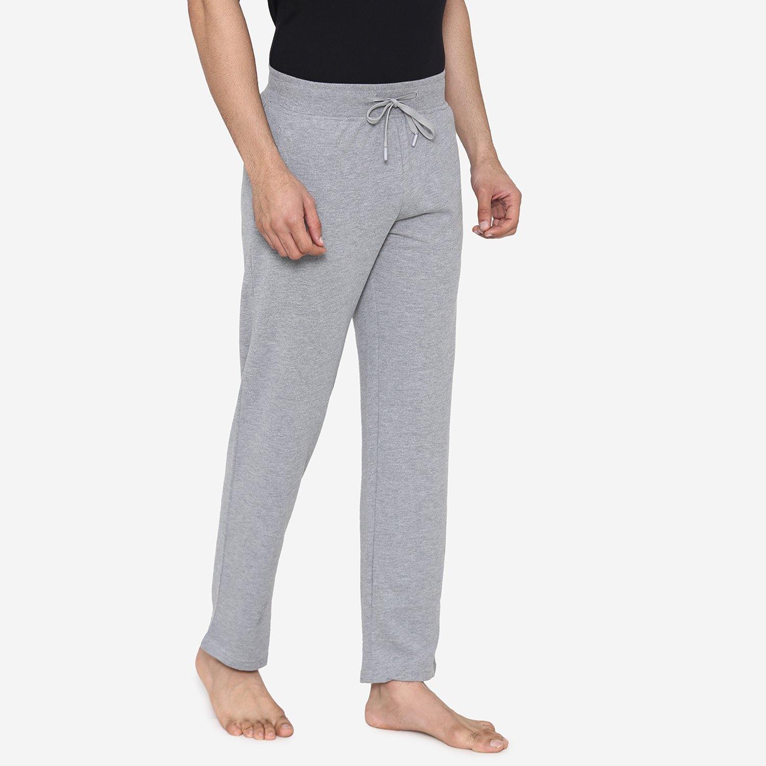 Casual Plain Knitted Lower For Men - Light Grey - Bonjour Group