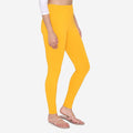 Women's Cotton Ankle leggings (Free Size) - Sun Flower