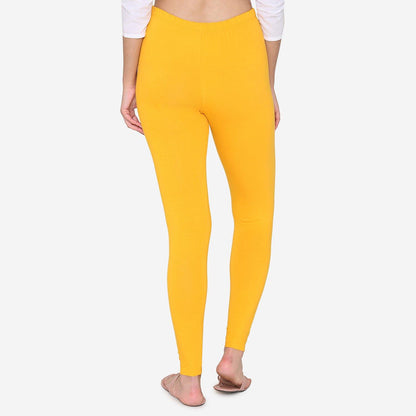Cotton legging for Women - Yellow 