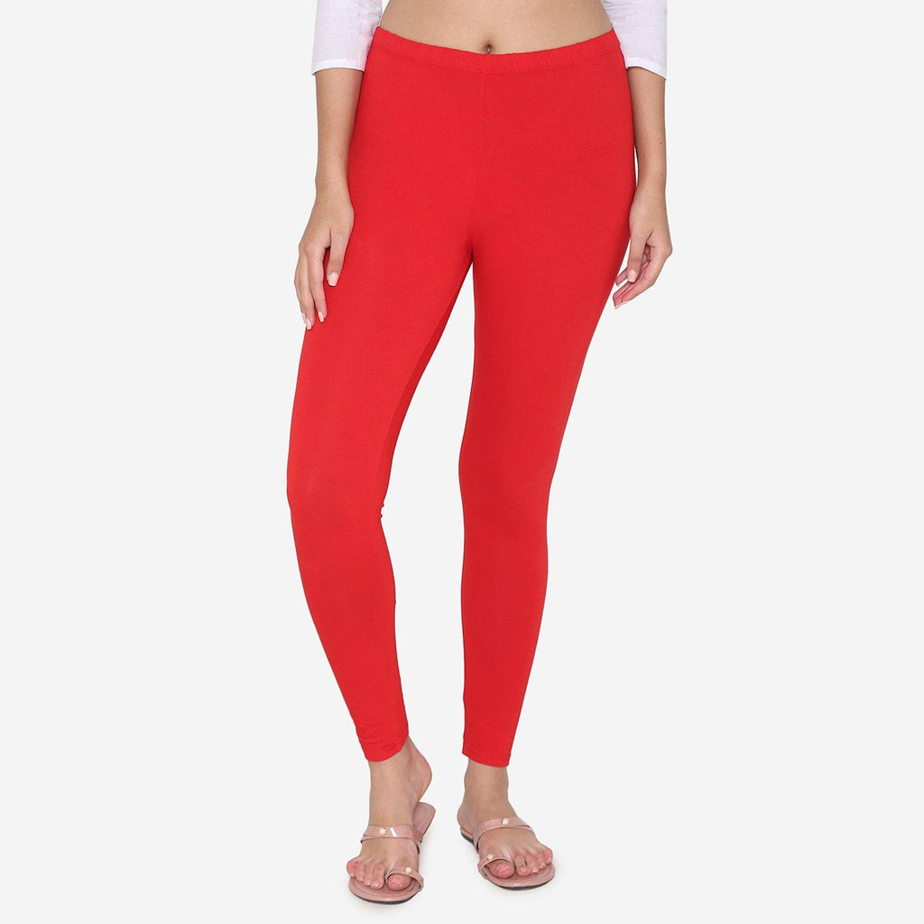 Leggings for Women -True Red