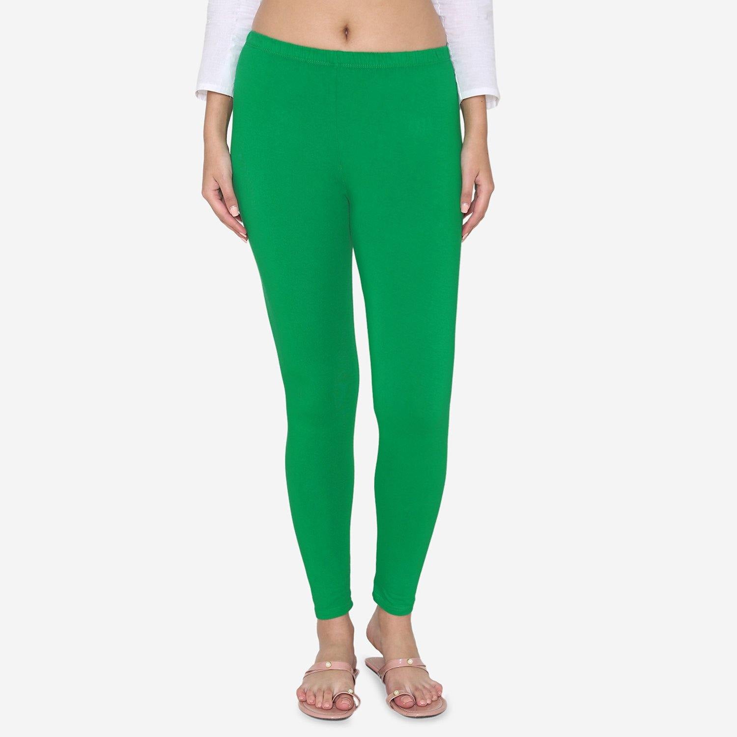 Plain Ankle Leggings For Women