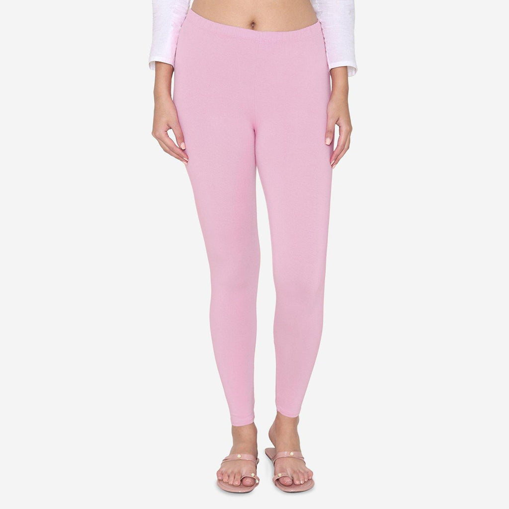 Pink Ankle Leggings