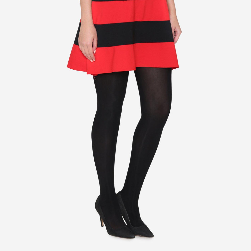 Women's Fashionable Semi-Transparent  Microfiber Tights - Bonjour Group