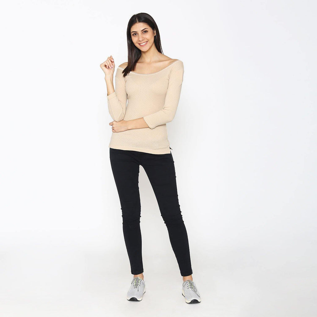 3/4 Thermal Top for Women