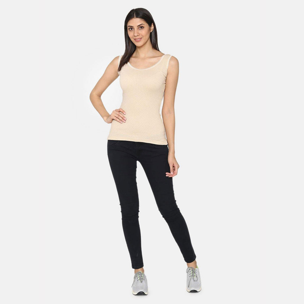 Vami Sleeve- less Thermal Top For Women in Skin Color – BONJOUR