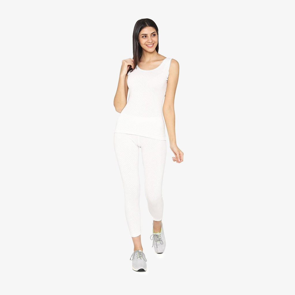 Vami Thermal Lower For Women In Off - White Color - Bonjour Group