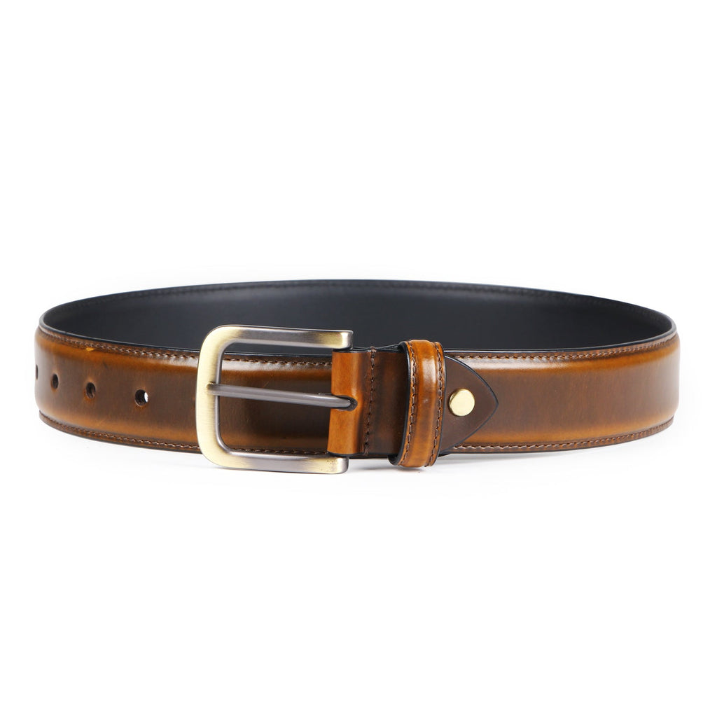 Premium Solid Pure Leather Belt - Brown