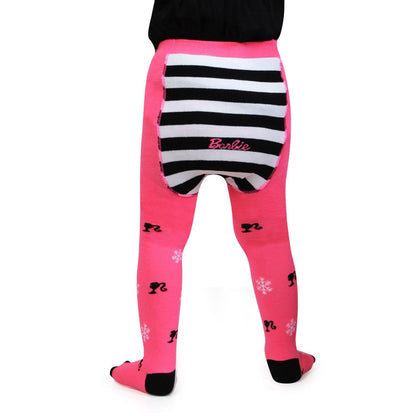 Barbie Cute Prints Knitted Tights For Baby Girls - Pink - Bonjour Group