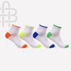 Men Cotton White Ankle Socks