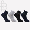 Men Formal Ankle Length Business / Office Socks-Pack Of 4