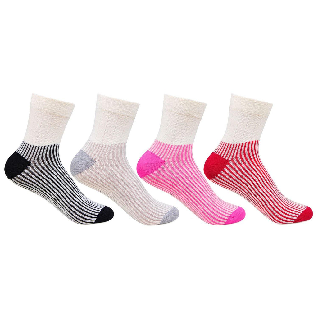 Cotton Fancy Multicolored  Ankle Socks