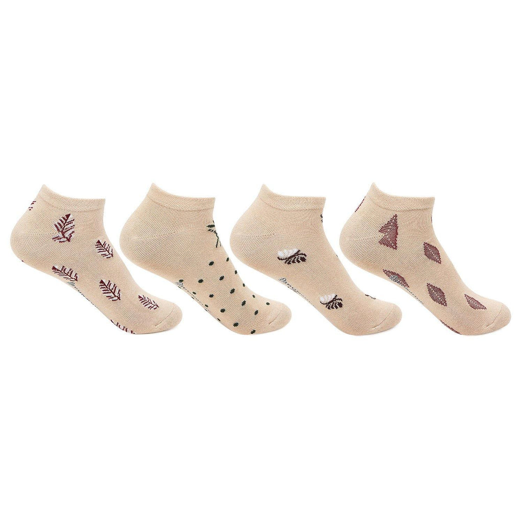 Women Secret-Length  Socks In Skin  Color- Pack of 4 - Bonjour Group