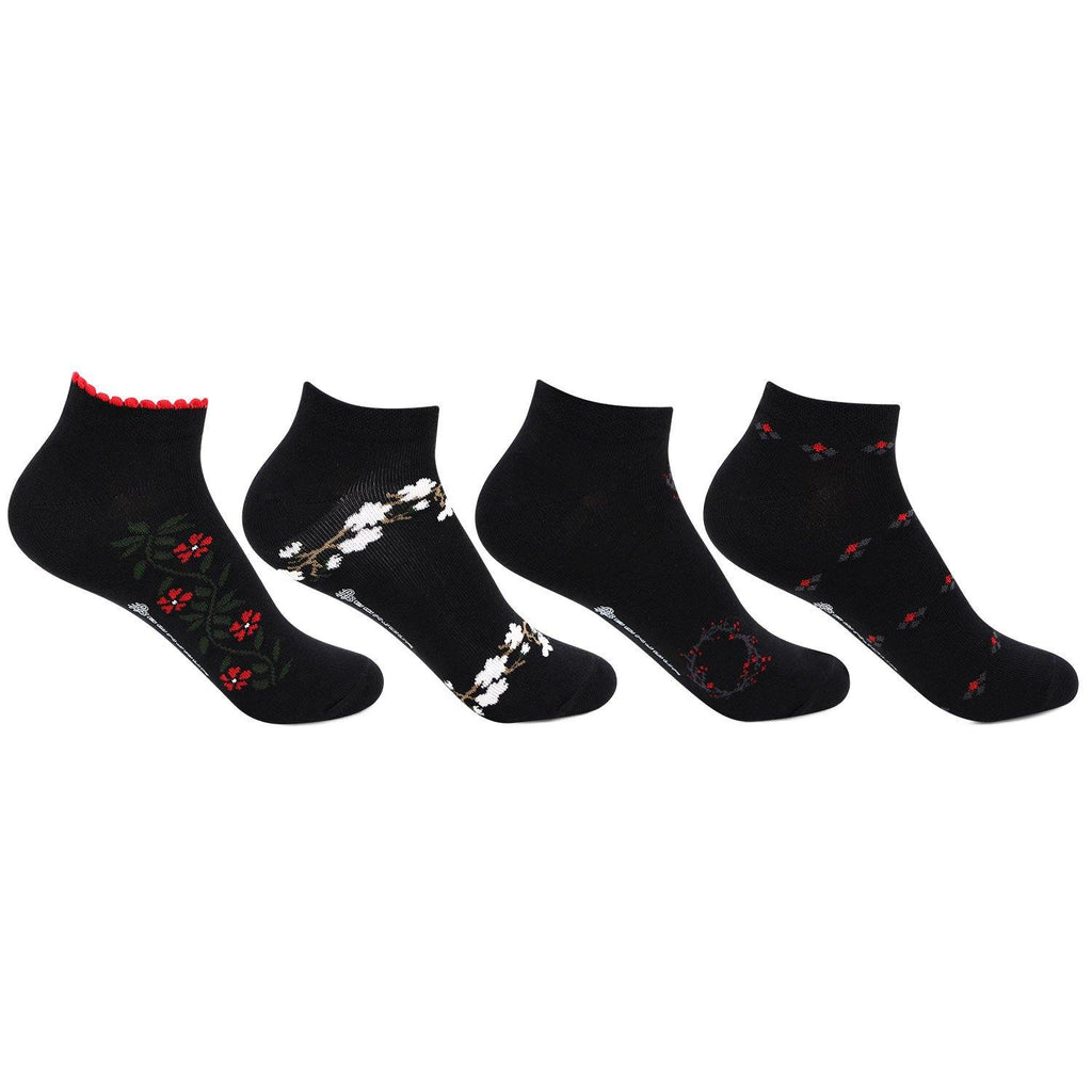 Women Black Secret Socks