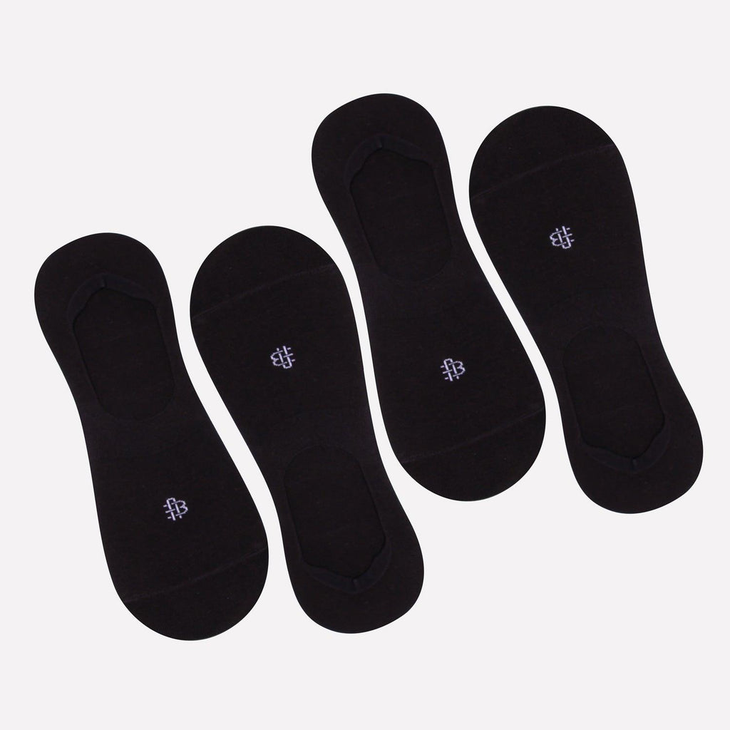  Loafer Socks In Black 