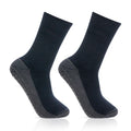 Woolen Gripper (Anti-Skid) Indoor Socks for Men (Color:- Navy Blue)