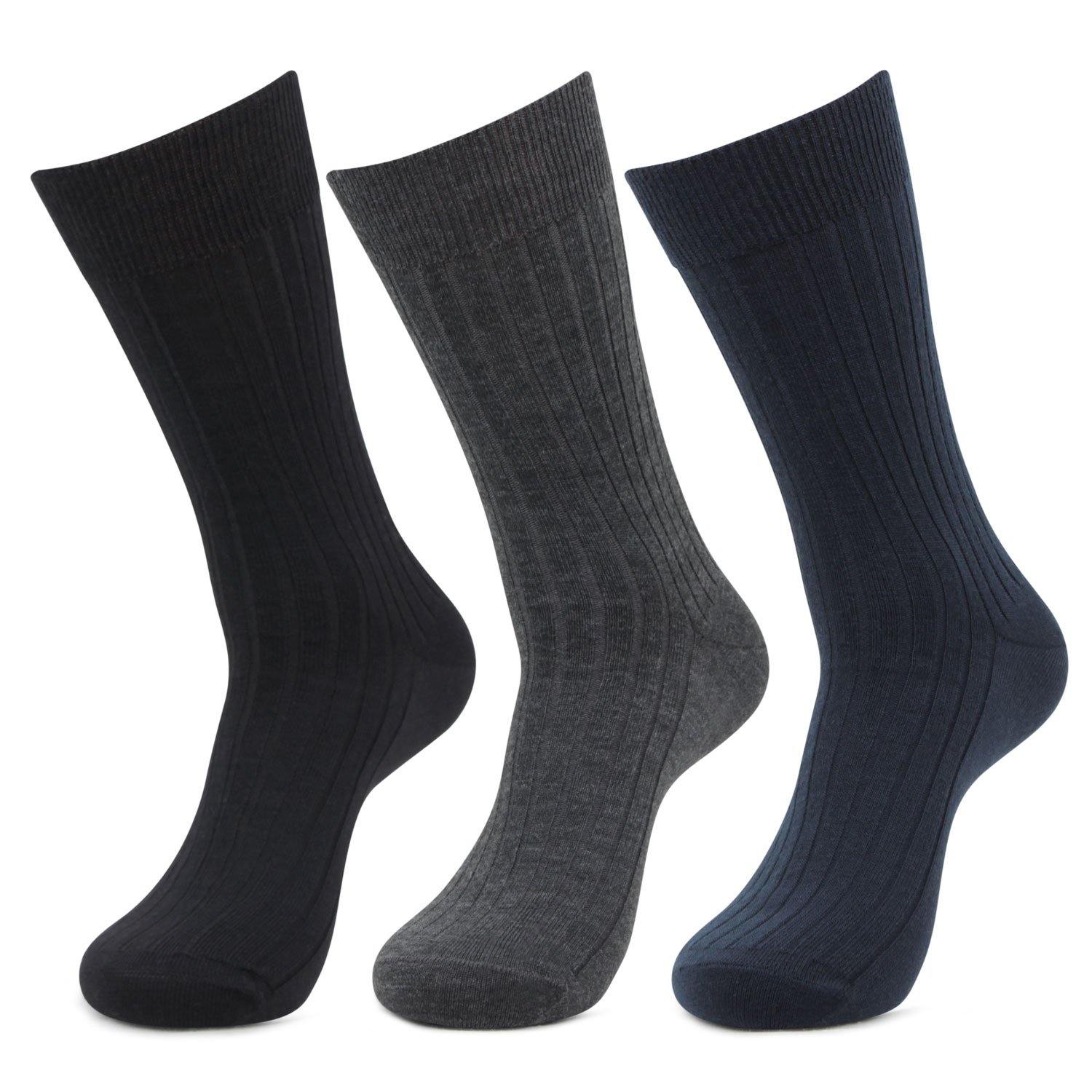 Men's Rib Multicolored Woolen socks