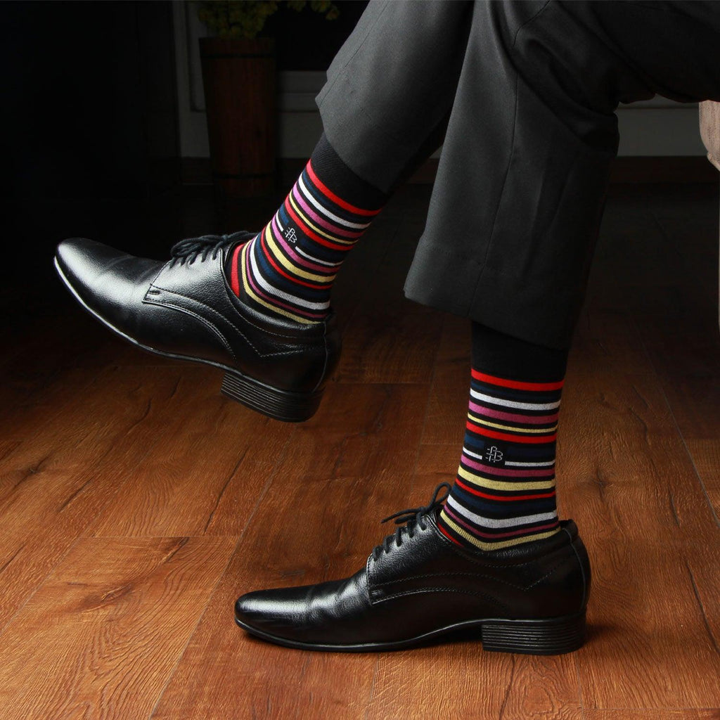 Men Designer Signature Socks For Men