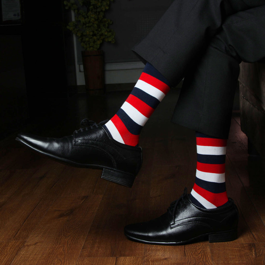 Stripes of Glory Luxurious Socks For Men