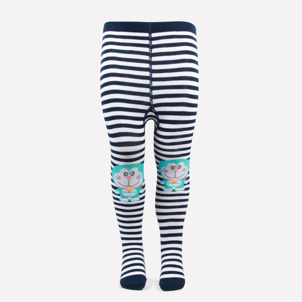 Doraemon Printed Knitted Tights For Baby Girls & Baby Boy