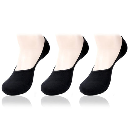Men's Multicolored Cotton Loafer Socks- Pack of 3 - Bonjour Group
