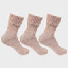 Women Fawn Woolen Socks 