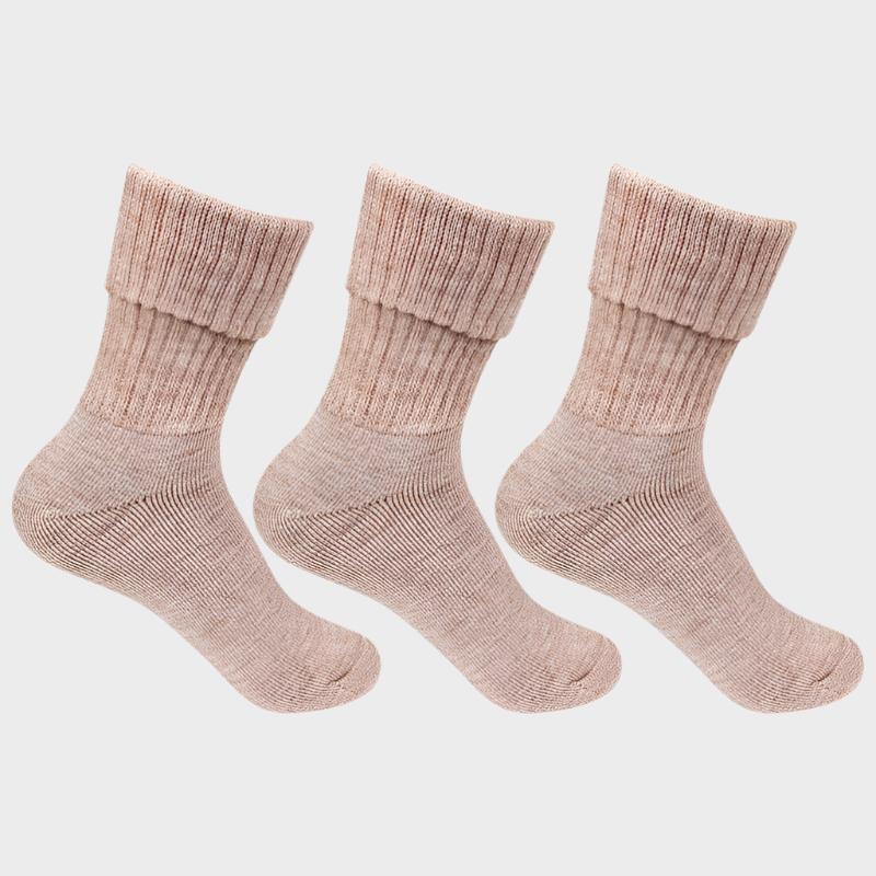 Women Fawn Woolen Socks 