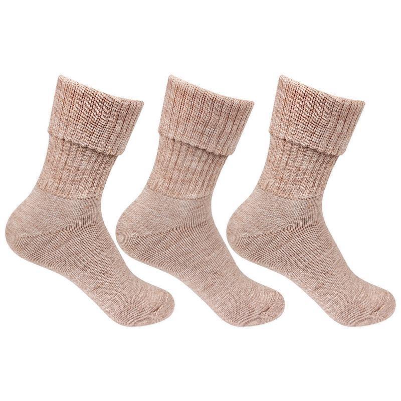 Women Fawn Woolen Socks 