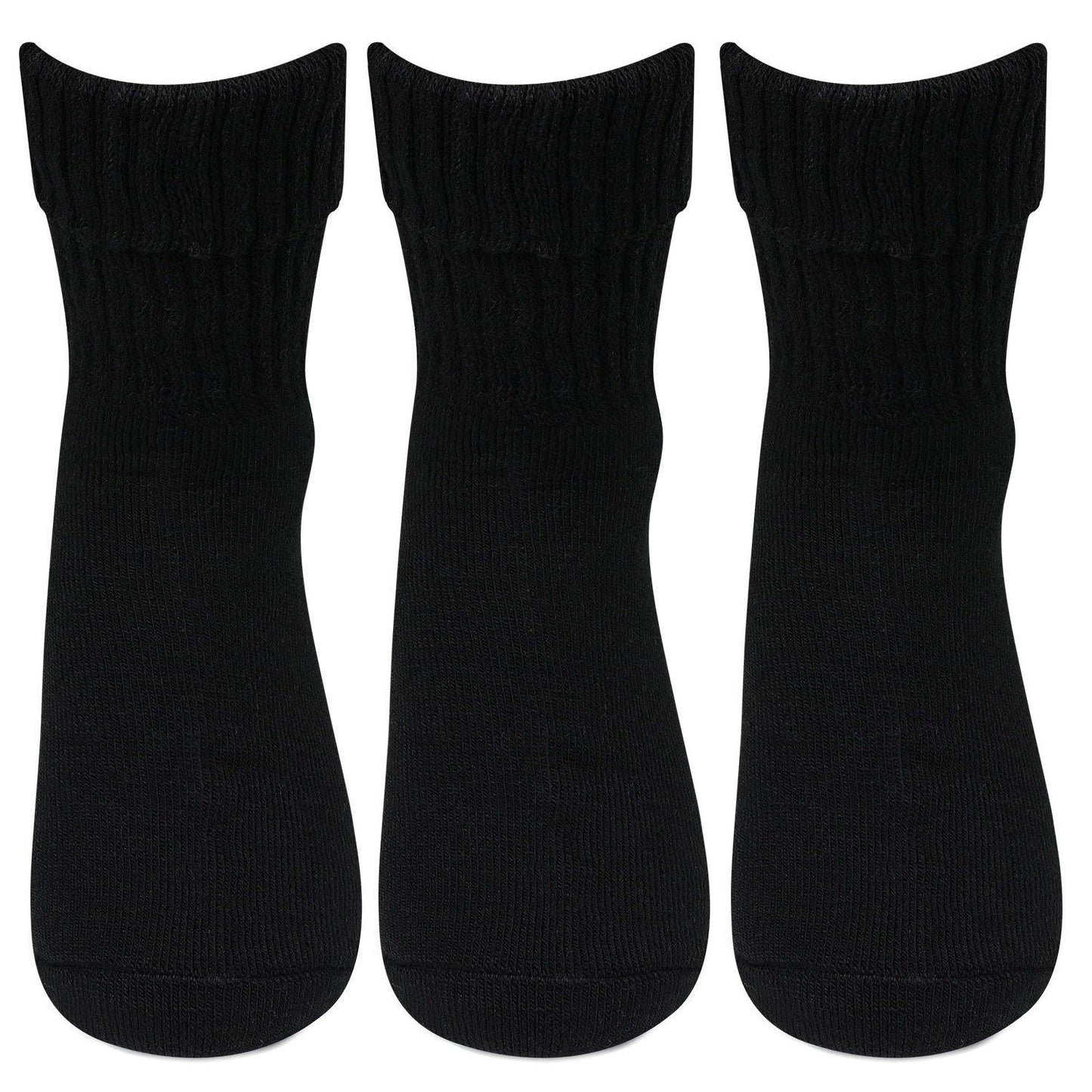 Women's Woolen Socks (Black) - Pack of 3
