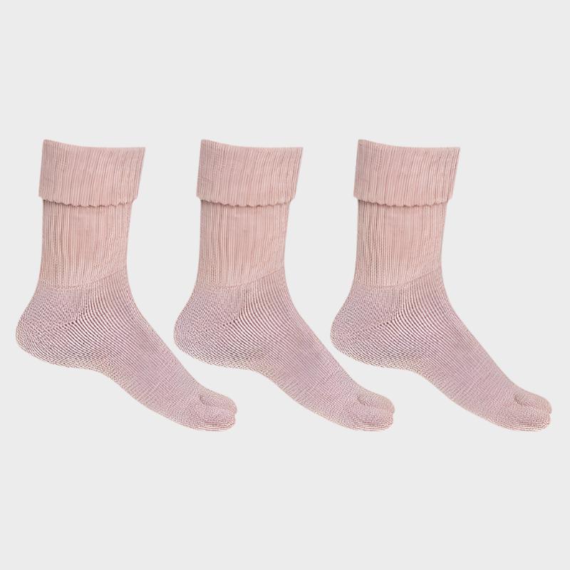 Women Fawn Woolen Thumb Socks