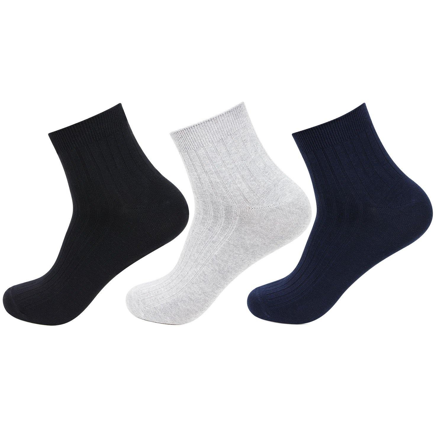 Hush Puppies Men's Cotton Ankle Rib Socks - Pack of 3 - Bonjour Group
